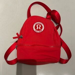 NEW Lululemon Red mini backpack